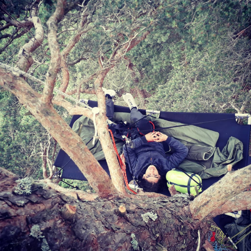 bivouac dans les arbres